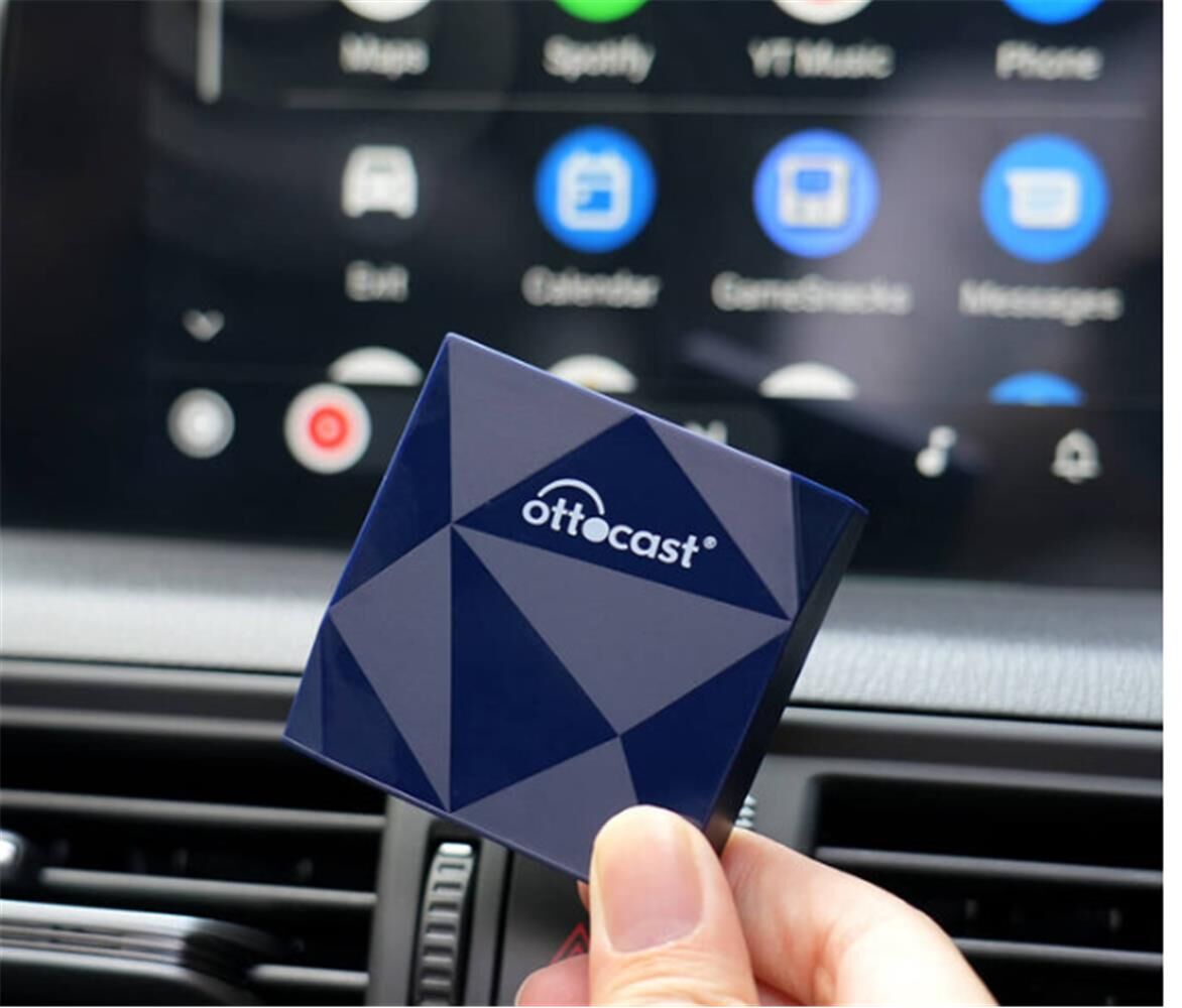 Ottocast OT-A2Air A2 Air Wireless Android Auto Kablosuz Araç Interface Bluetooth, Wi-Fi