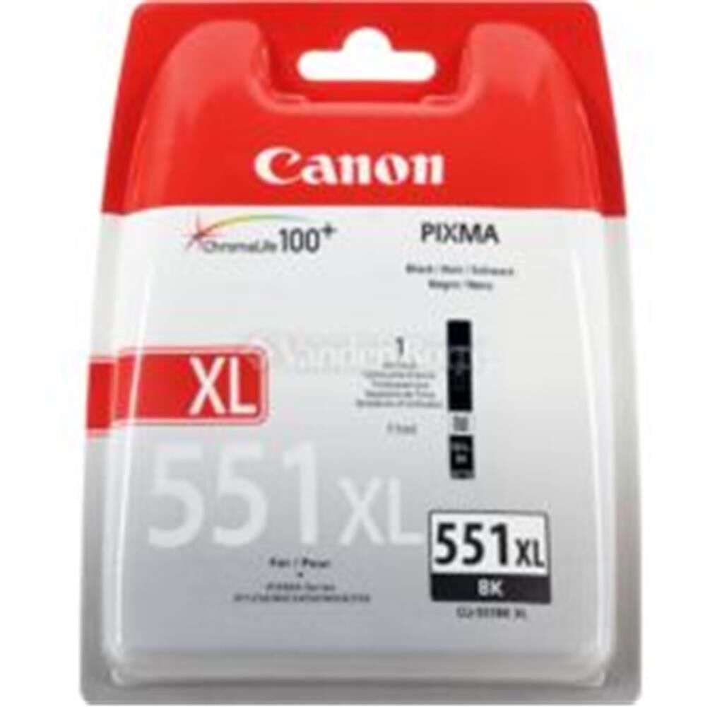 Canon CLI-551XL BK Black Siyah Yüksek Kapasiteli Mürekkep Kartuş IP7250 MX925