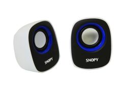 Snopy SN-120 Beyaz Mavi Usb Speaker