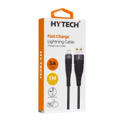 Hytech HY-X325 3A iPhone Lightning 1M, Gri Şarj Kablosu