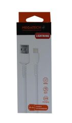 Megatech Mt-Dl24 Lightninig Beyaz 1Mt Şarj Kablosu