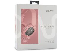 Snopy SN-BT55 DIAMOND TF Kart Özellikli Pembe Bluetooth Kulaklık