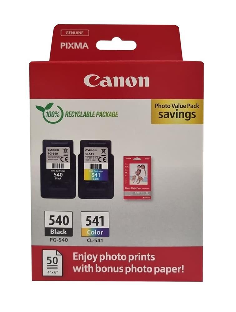 Canon PG-540 CL-541 Photo Value Multipack 2'li Mürekkep Kartuş