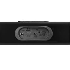 Mikado MD-SB101 Siyah 10Wx2 12V-1.5A BT+USB+AUX+TF Kartlı Ev Sinema Soundbar Speaker