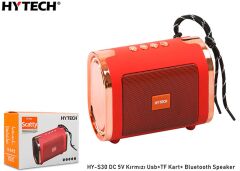 Hytech HY-S30 DC 5V Bluetooth Speaker Kırmızı Usb+TF Kart+