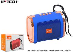 Hytech HY-S30 DC 5V Bluetooth Speaker Mavi Usb+TF Kart+