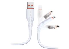 Hytech HY-X235 1.2M 3A Micro Usb Beyaz Data