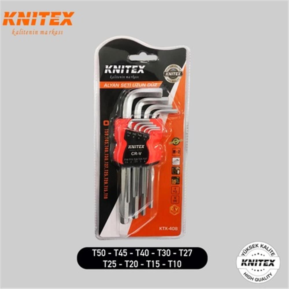 Knitex KTX-408 Alyan Takımı 9 Parça Uzun