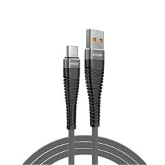 Hytech HY-X2252M 3A Micro Usb 2mt Gri Data + Sarj Kablosu