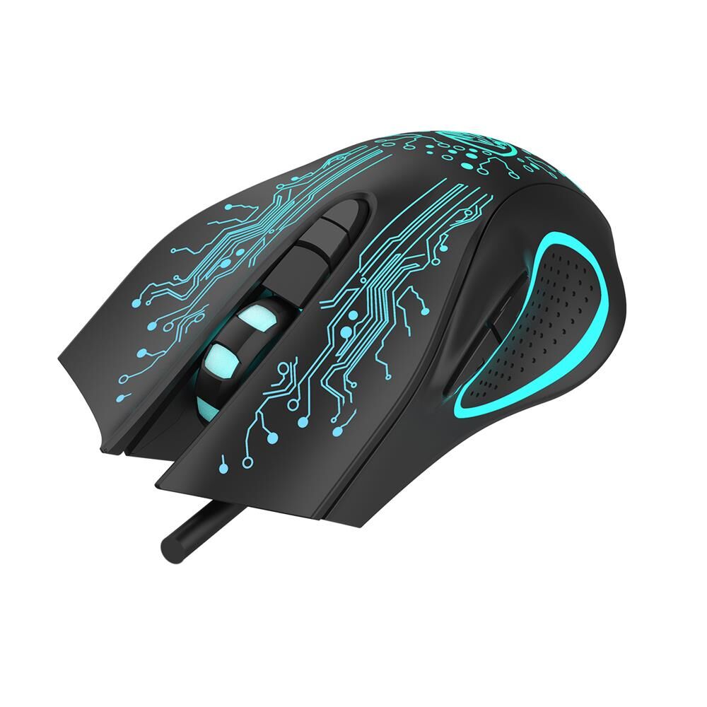 Hytech HY-X8 3200dpı RGB 6 Button  Eagle Siyah Gaming Oyuncu Mouse (1.5 Metre Kablo Uzunluğu)