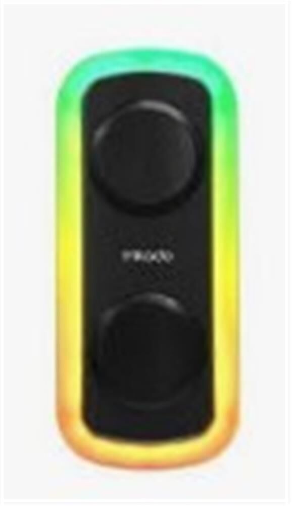 Mikado MD-C18 Siyah 8W RGB Işıklı Taşınabilir Speaker Hoparlör