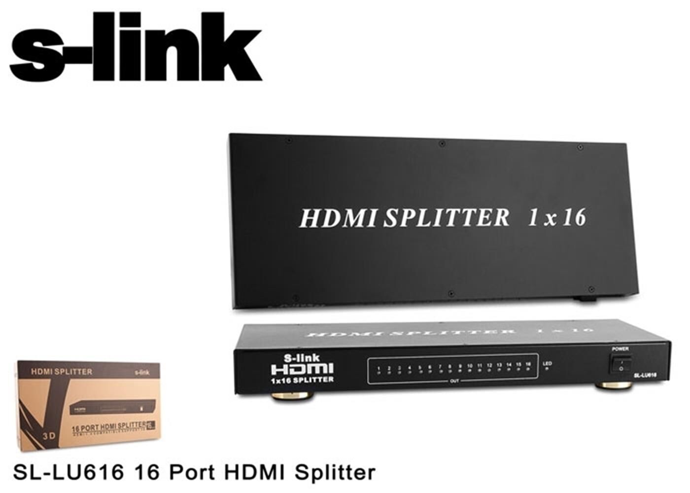 S-link SL-LU616 1pc-16mn Hdmı Çoklayıcı