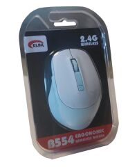 Elba B554 Mavi-Beyaz 6D 2.4Ghz Kablosuz Mouse