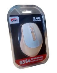 Elba B554 Pembe-Beyaz 6D 2.4Ghz Kablosuz Mouse