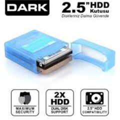 DARK DK-AC-DAK2B 2.5'' Çift Disk Koruma ve Taşıma