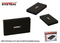 Everest HDC-270 Harici 2.5'' Usb 2.0 Sata Harddisk Kutusu