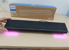 Philips Spa5308 Usb+3.5MM+Bluetooth Şarjlı RGB Işıklı Soundbar Hoparlör