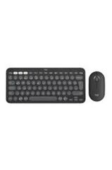 Logitech 920-012245 Grafit Pebble 2 Combo Çoklu Sessiz Kablosuz Türkçe Q Klavye Mouse Seti