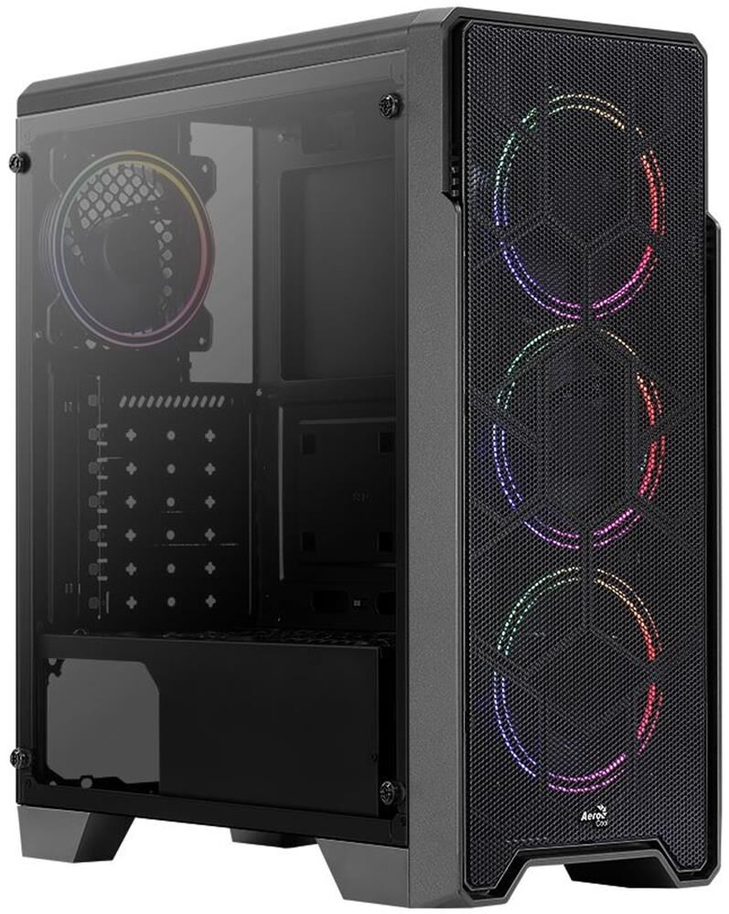 Aerocool Ore Saturn 600W 80+ 4 x 12cm FRGB Fan Mid Tower Bilgisayar Kasası