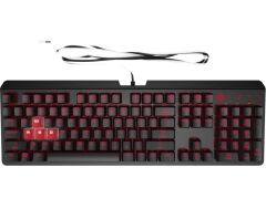 HP 6YW76AA Omen Encoder LED Kablolu Mekanik Oyuncu Klavyesi  RGB (Cherry MX Red)