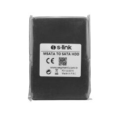 S-link MSATA TO SATA Harici 2.5'' Siyah Hdd Kutusu