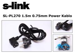 S-link  SL-PL270 1.5mt 0.75mm L Power  Elektrik Kablosu