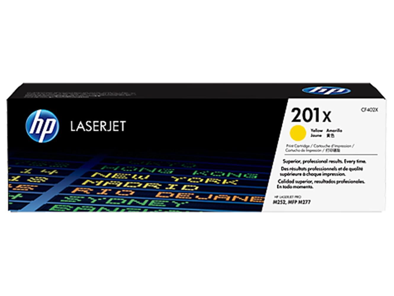 HP 201X Yellow Sarı Yüksek Kapasite 2.800 Sayfa Toner CF402X