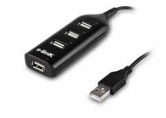 S-link SL-490 4 Port Usb 2.0 Siyah Usb Hub