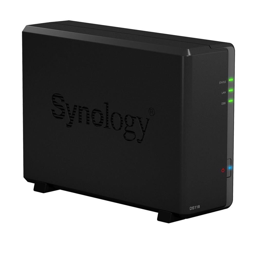 Synology DS124 1 Yuvalı 108 TB NAS Depolama Ünites