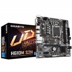 Gigabyte H610M S2H DDR5 5600 MHz Soket 1700 M.2 HDMI DP D-Sub DVI-D mATX Anakart