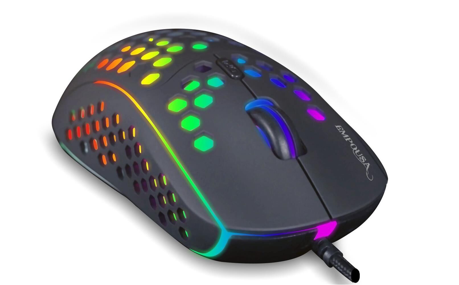 Inca Img-346 6400Dpı  Empousa 6 Prog.Tuş  RGB Macro Keys Gaming Mouse (1.5mt Örgülü Saf Bakır Kablo)