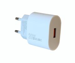 Elba ELB03-20USB Beyaz 20W USb Şarj Kafa QC4.0(Akıllı Koruma-Hızlı Şarj-Isıya Dayanıklı)