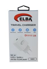 Elba Elb10 10W 3.0A Hızlı Şarj Akıllı Koruma Usb EV Şarj Kafa