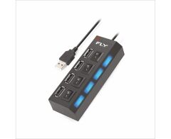 Fly 3407-01 4Port 2.0 Usb Çoklayıcı Hub 0,50Cm