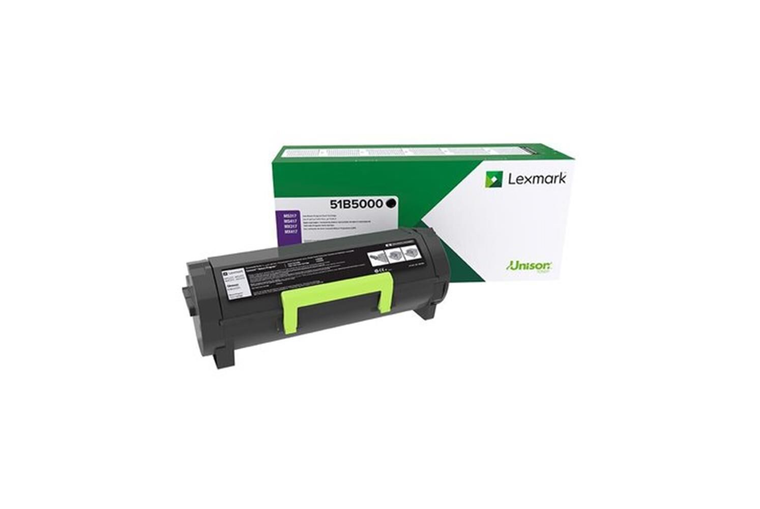 Lexmark 51B5000 2.500 Sayfa Black Siyah Toner MS317-417-517-617 MX317-417-517-617