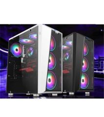 Nw 09-09-02 Temperli Sıralı Sistem RGB Fan(Psu Yok) Atx Kasa