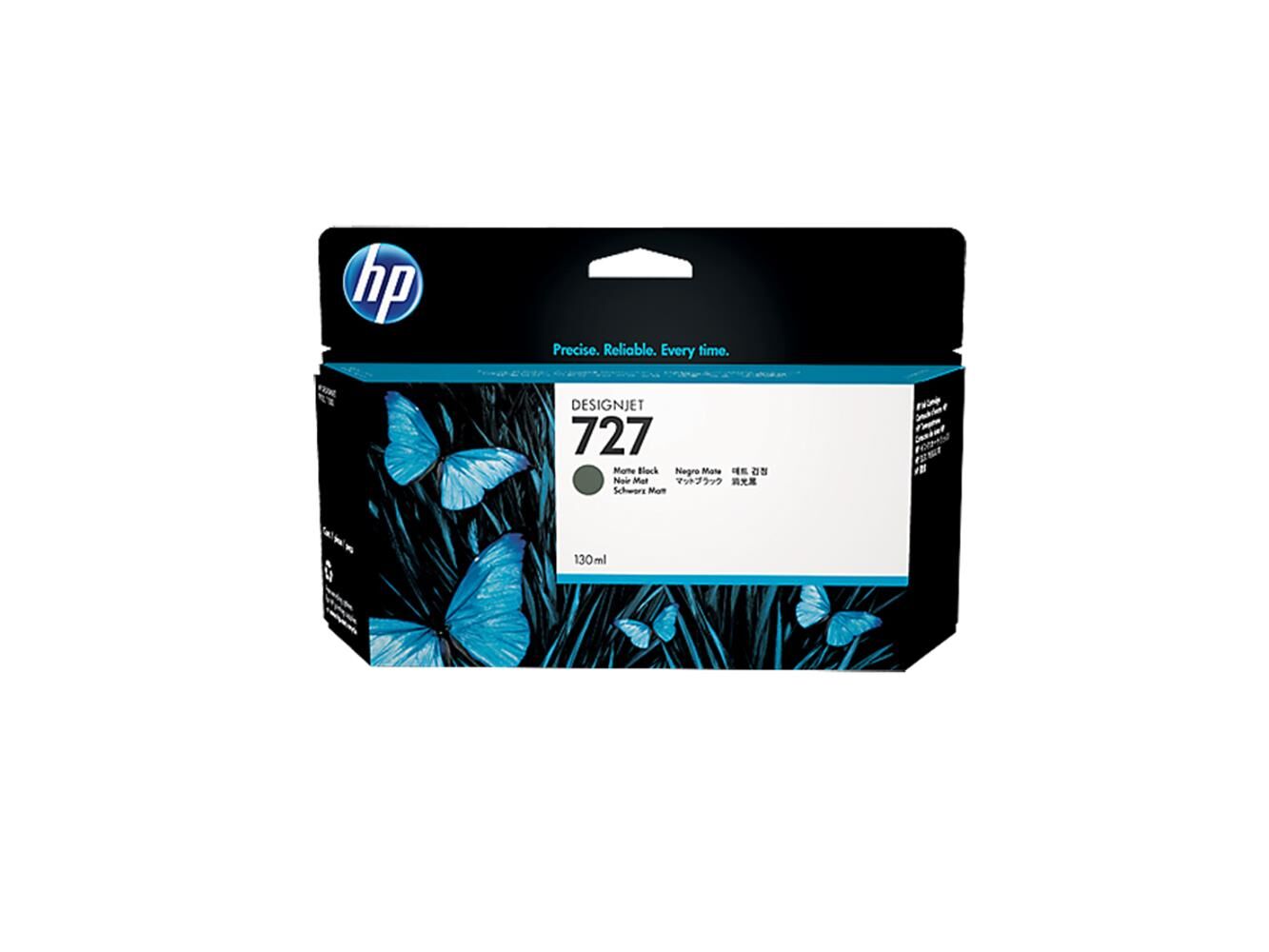 HP 727 Matte Black Mat Siyah 130ML Plotter Kartuşu B3P22A