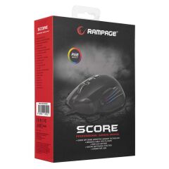 Rampage SMX-R650 SCORE Usb Siyah 10000 Dpi RGB Gaming Mouse