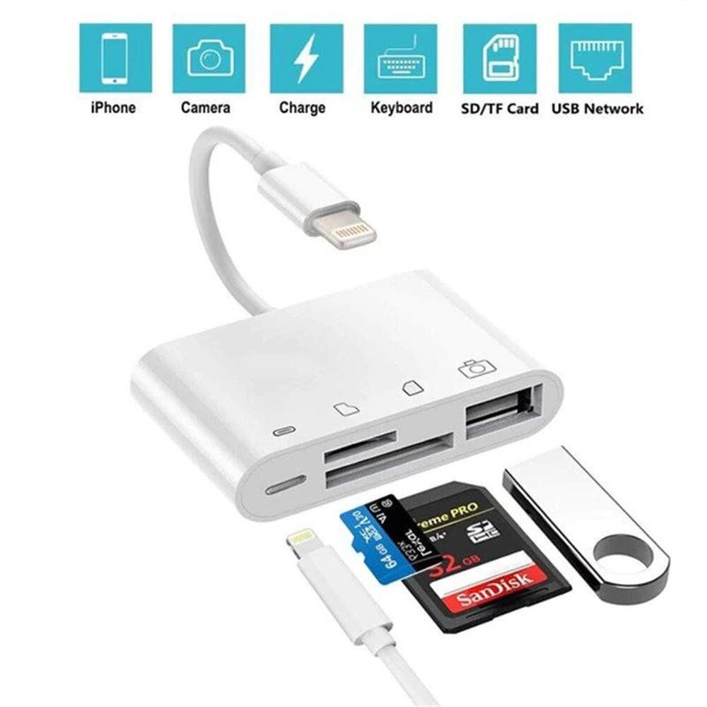 Daytona NK108L Lightning To TF SD USB Dosya Aktarım Çevirici Card Reader