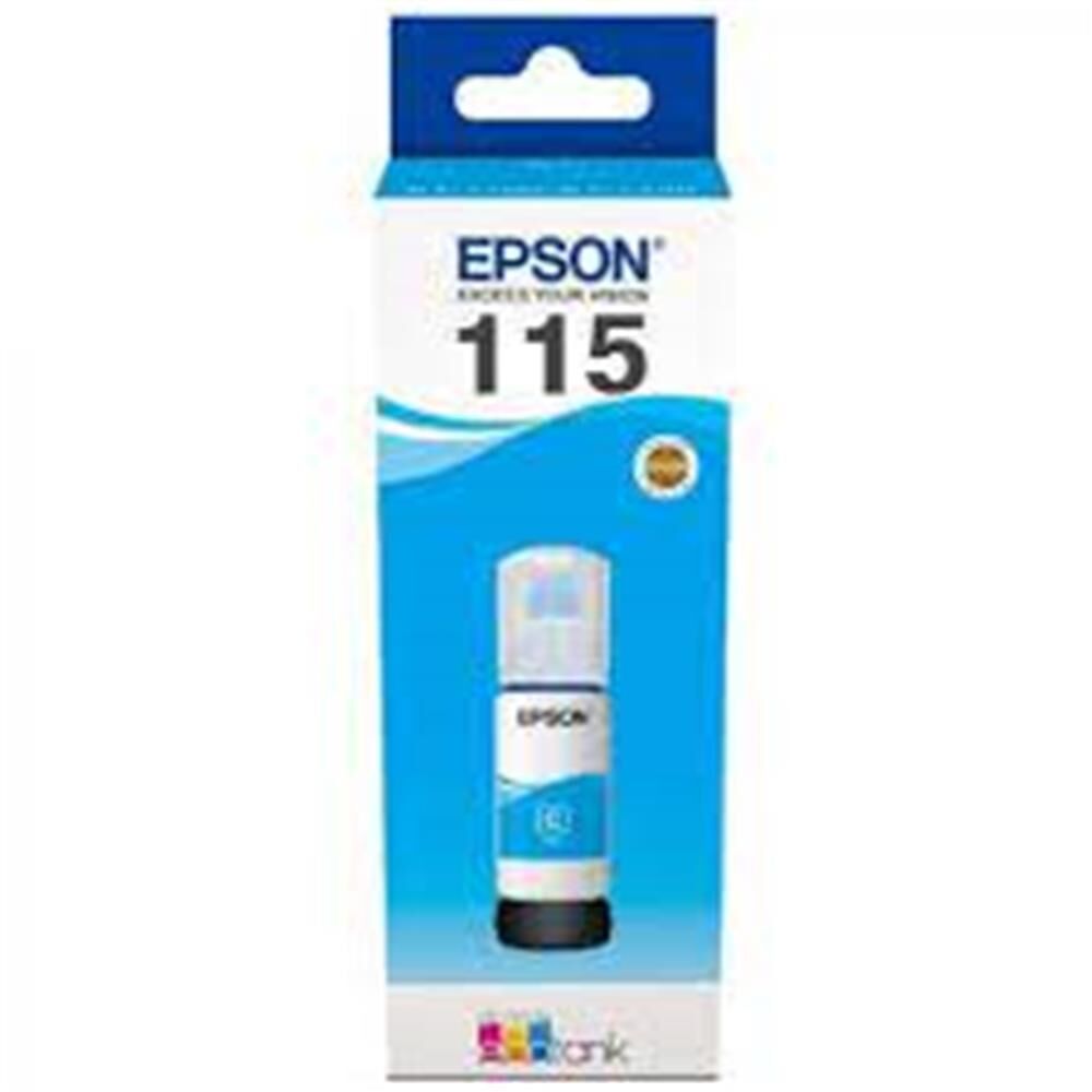 Epson 115 Cyan Mavi Şişe Mürekkep T07D24A L8160-L8180