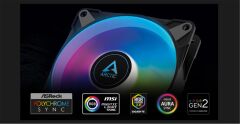 ARCTIC AR ACFAN00231A P12 PWM PST A-RGB 0dB 120mm Siyah Kasa Fanı