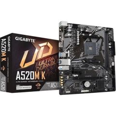 Gigabyte A520M-K AMD AM4 DDR4 Micro ATX Anakart