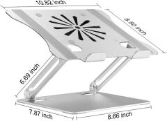 Daytona  Dyt-804 Silver Alüminyum Usb Fanlı Ayarlanabilir Tablet Stand