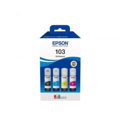 Epson 103 Cyan-Magenta-Yellow-Black Mavi-Kırmızı-Sarı-Siyah T00S6 4lü Multipack Kartuş