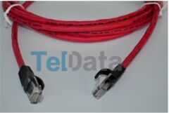 Teldata TLD-030K Cat6 0.30MT Kırmızı Utp Patch Kablo