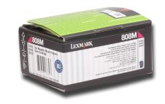 Lexmark 80C80M0 1.000 Sayfa Magenta Kırmızı Toner CX310-410-510 808M