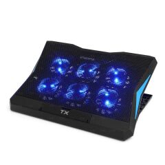 TX ACNBE600 Ergo600 6x LED FANlı 6 x Yükseklik Ayarlı, 2 x USB 9''-17'' Notebook Soğutucu ve Stand