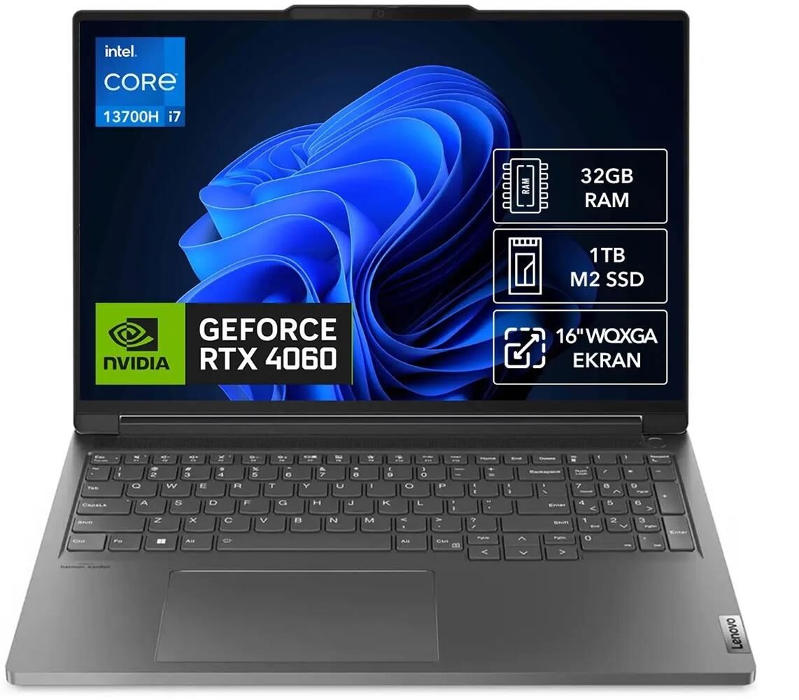 Lenovo ThinkBook 16p G4 21J80032TR i7-13700H 32GB 1TB 8GB RTX 4060 GDDR6 16¨ WQXGA FreeDOS Notebook