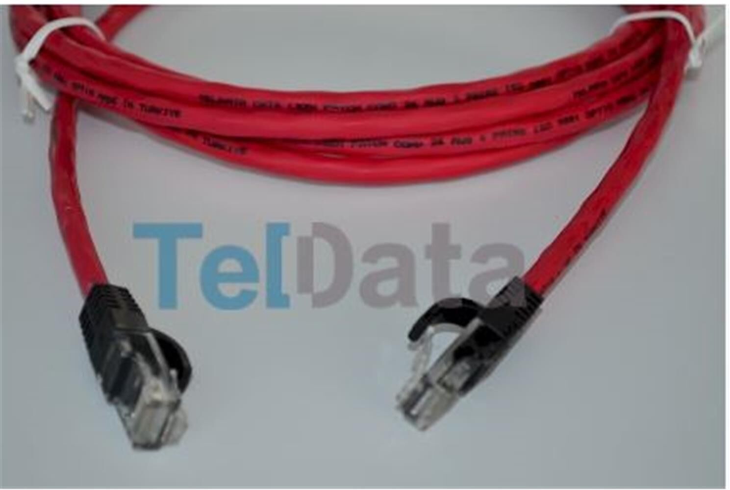 Teldata TLD-050K Cat6 0.50MT Kırmızı Utp Patch Kablo