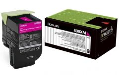 Lexmark 80C8XM0 4.000 Sayfa Magenta Kırmızı Toner CX510 808XM